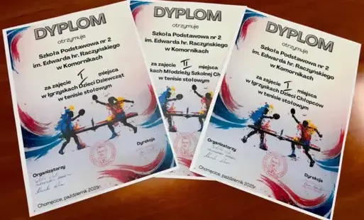 Zdjęcie do Złoto i srebro w rękach reprezentant&oacute;w z SP2 Komorniki &nbsp;&nbsp;