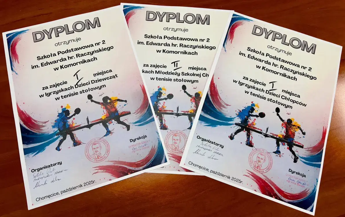 Zdjęcie do Złoto i srebro w rękach reprezentant&oacute;w z SP2 Komorniki