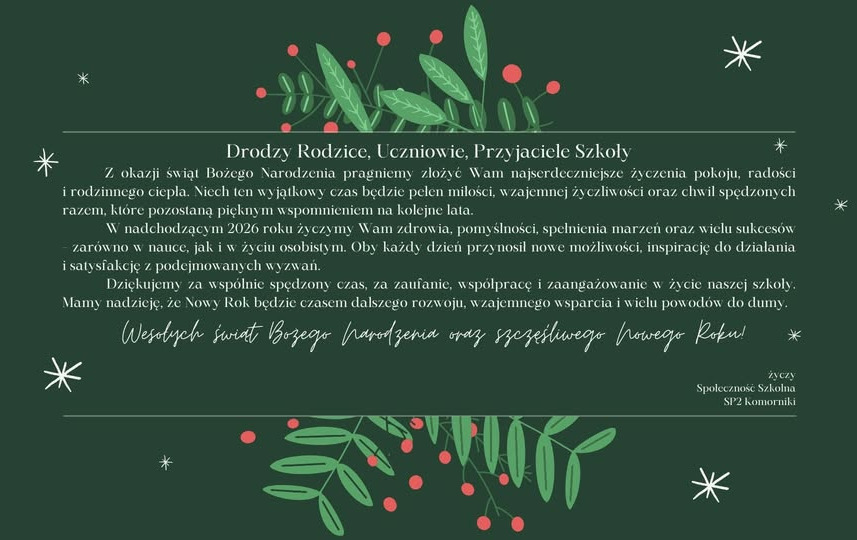 Zdjęcie do Życzenia Świąteczne 